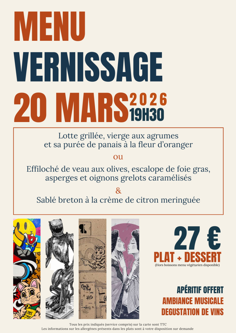 Restaurant Perpignan vernissage